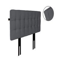 Cabecera Pata ajustable Maltes Queen - Gris Oscuro