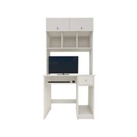 Escritorio de Melamina con Cajones Milda - Blanco