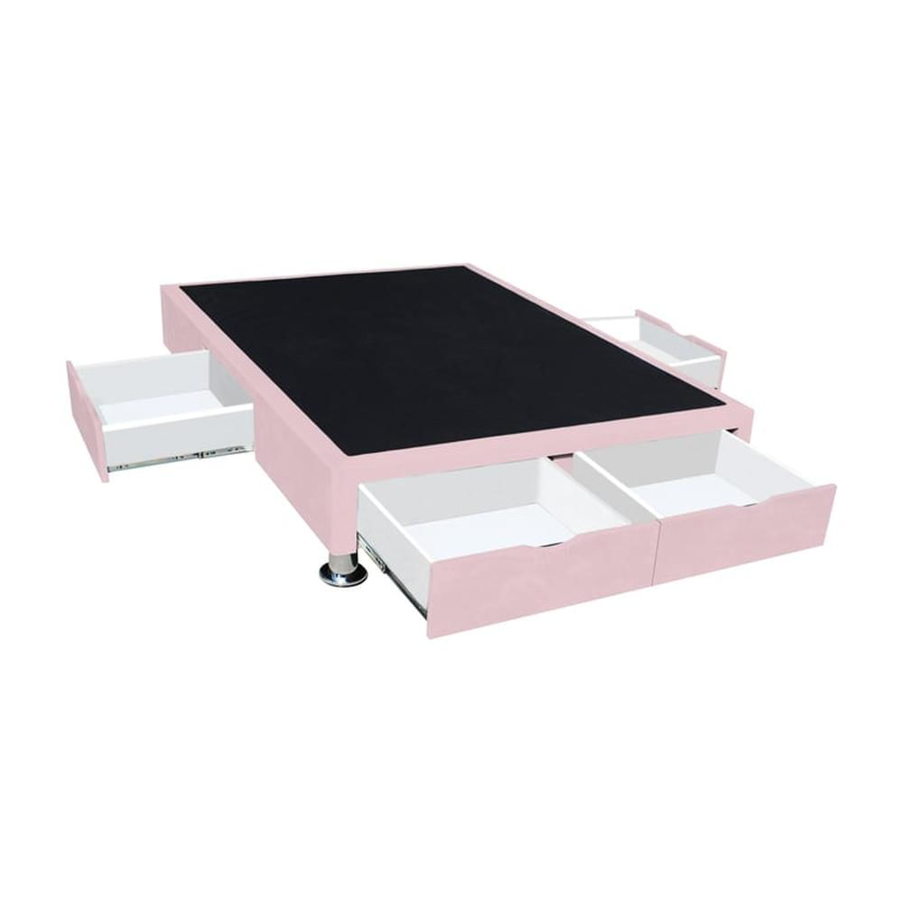 Base de Cama Villach 1.5 Plz - Rosado