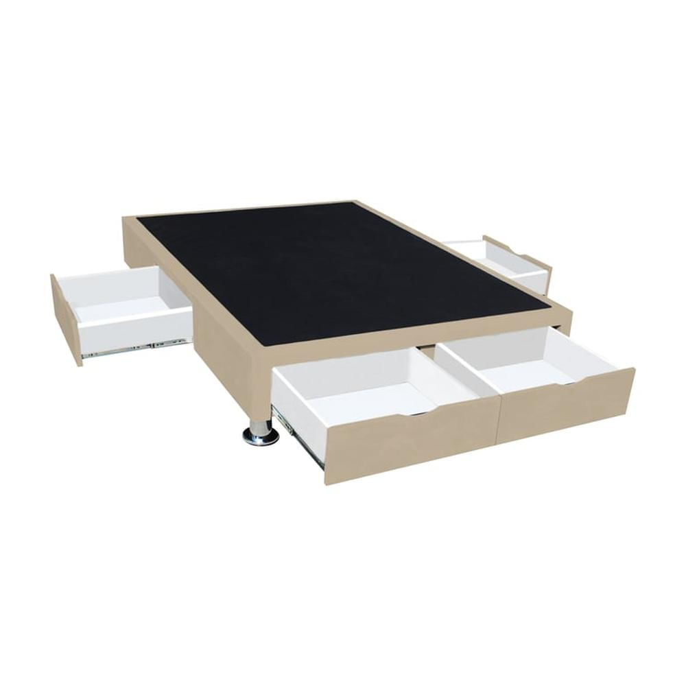 Base de Cama Villach 2 Plz - Beige Claro