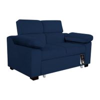 Sofá Cama Baltimore 1.5 plz - Azul Marino