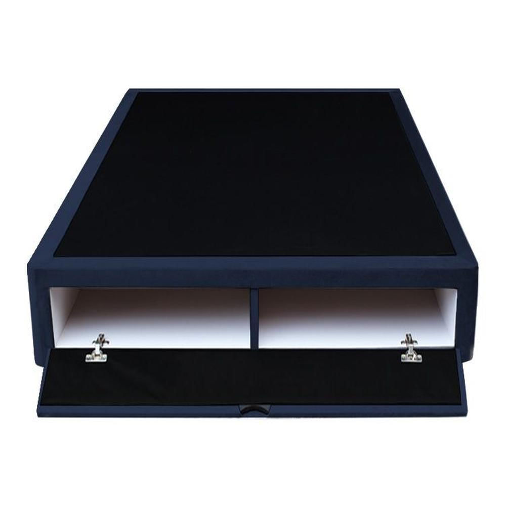 Base De Cama Bregenz 1.5 Plz - Azul Marino