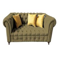 Sofá Cheesterfield 3 Cuerpos Prilep - Beige Oscuro