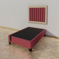 Dormitorio Segovia + Cabecera Aerea 1.5 plz - Vino y Damasco