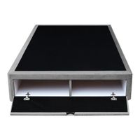 Base De Cama Bregenz 2 Plz - Gris Claro