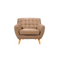 Sofá Vintage Louth 1 Cuerpo - Beige claro