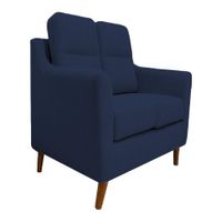 Sofa 2 Cuerpos Florina - Azul Marino