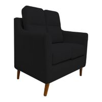 Sofa 2 Cuerpos Florina - Negro