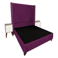 Dormitorio Lienz 2 Plz + Cabecera + 2 Veladores - Purpura