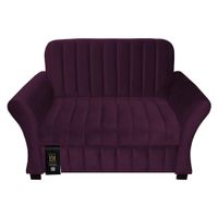 Sofá Cama Vancouver 1.5 Plz - Púrpura