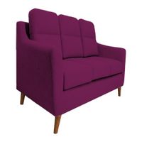 Sofa 3 Cuerpos Florina - Púrpura