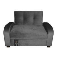 Sofá Cama Oakland 2 Plz - Gris Oscuro