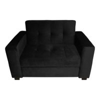 Sofá Cama Madison 1.5 Plz - Negro