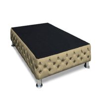 Base De Cama Aarhus 1.5 plz - Beige Oscuro