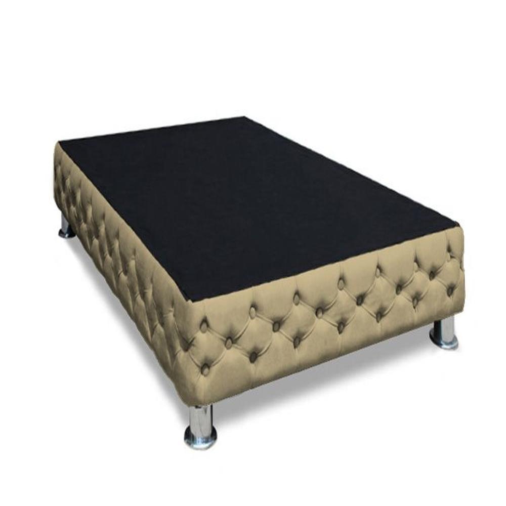 Base De Cama Aarhus 1.5 plz - Beige Oscuro