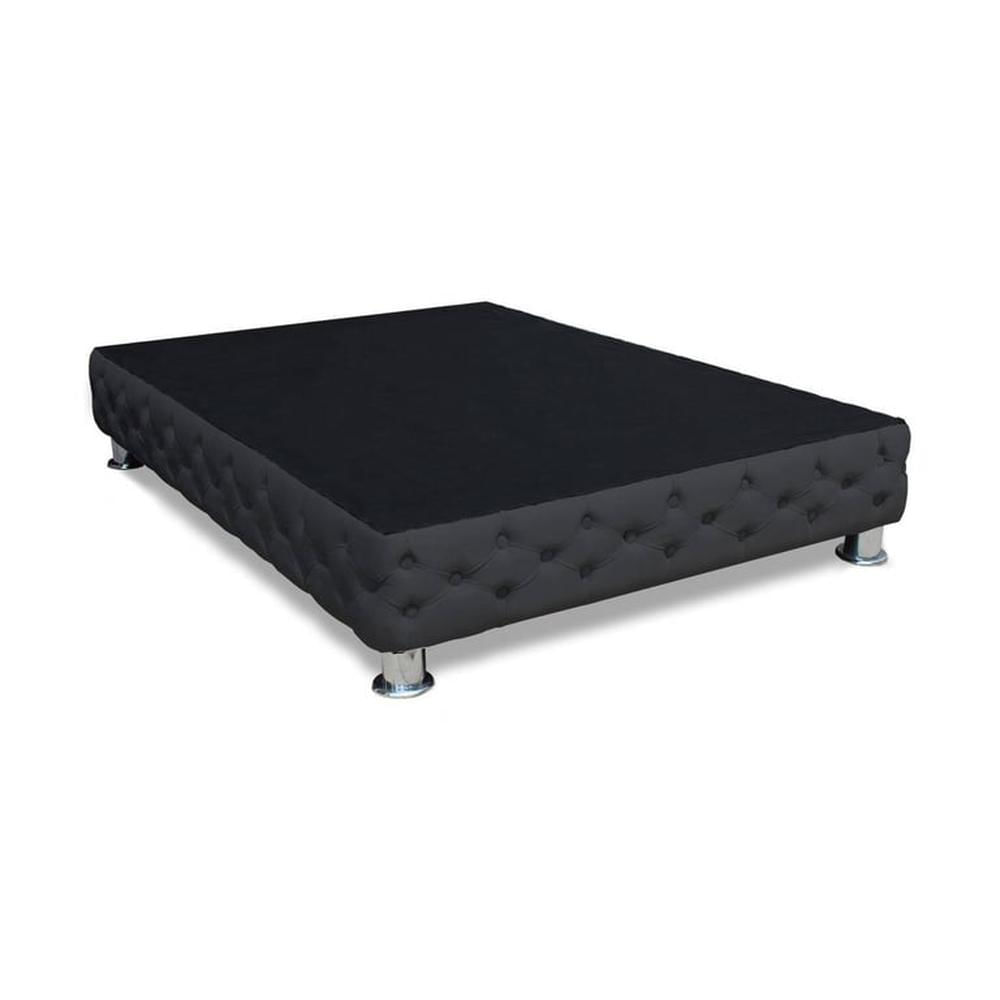 Base De Cama Aarhus 1.5 plz - Negro