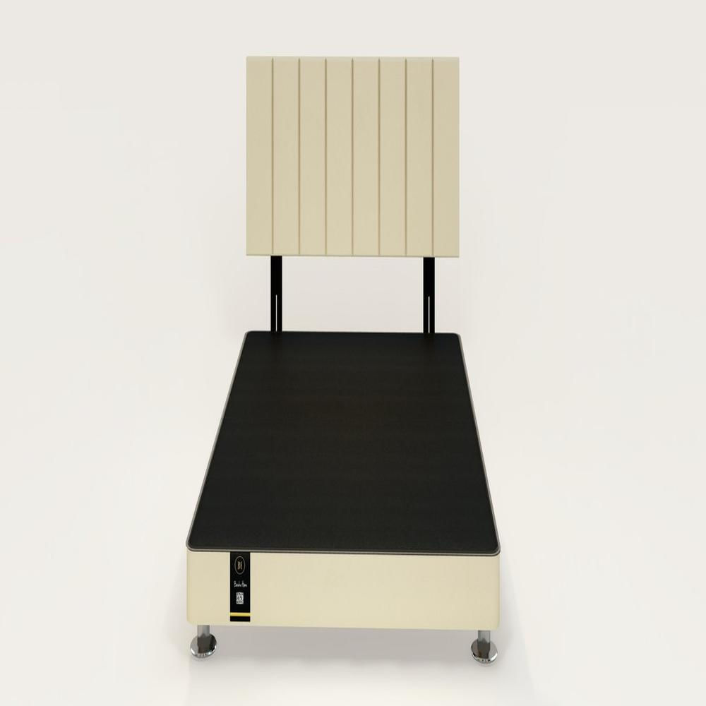 Dormitorio Linz 1.53 x 2.03 + Cabecera Neuss Pata Desmontable - Ivory