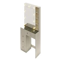 Tocador Organizador Cassia Con Espejo Despegable - Polar