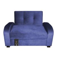 Sofá Cama Oakland 1.5 Plz - Azul Marino