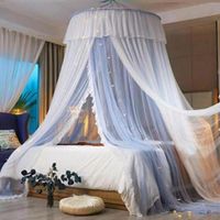 MOSQUITERO PRINCESA Para Cama de QUEEN BLUE