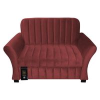 Sofá Cama Vancouver 2 Plz - Rojo