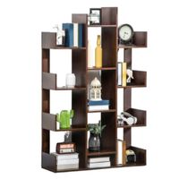 Librero Biblioteca 4 Divisiones Geometri Muebles Bonno