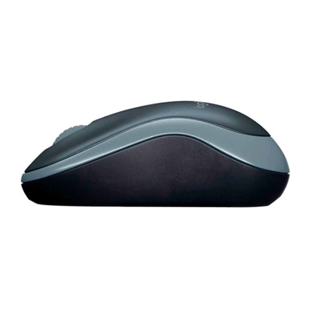 MOUSE ÓPTICO INALÁMBRICO LOGITECH M185, 1000 DPI, RECEPTOR USB, 2.4GHZ, GRIS - P/N: 910-002225