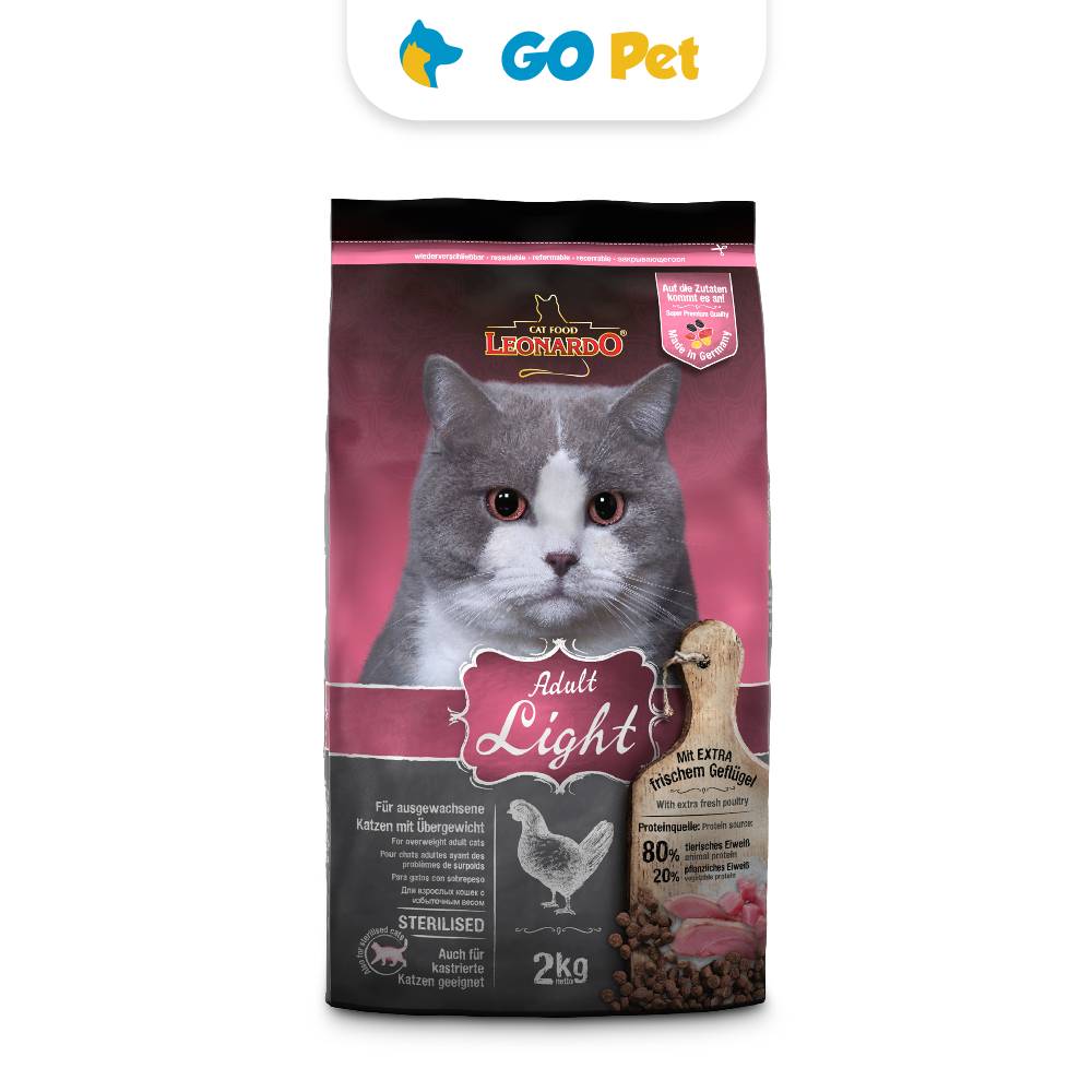 Alimento para Gato Leonardo Adulto Esterilizado 2 Kg