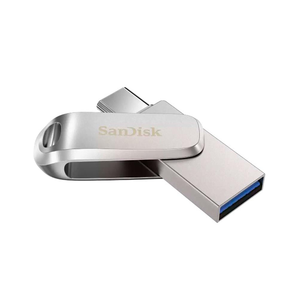 MEMORIA USB SANDISK 256GB USB 400MB/S PLATA SDDDC4-256G-G46