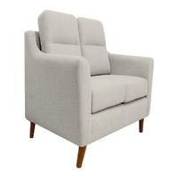 Sofa 2 Cuerpos Florina - Beige Claro