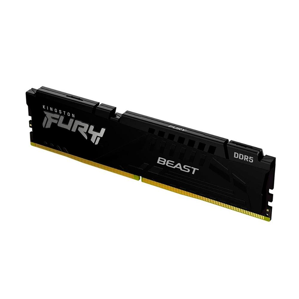 MEMORIA RAM KINGSTON FURY BEAST 8GB-DDR5 DIMM 5200MHZ, CL40, 1.25V P/N: KF552C40BB-8