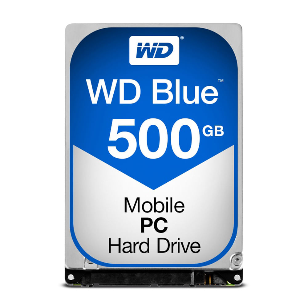 DISCO DURO INTERNO WESTERN DIGITAL BLUE, 500GB, SATA 6.0 GB/S, 5400 RPM, 2.5"" P/N: WD5000LPCX
