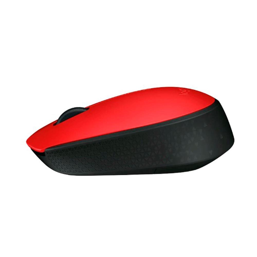 MOUSE LOGITECH M170 INALÁMBRICO ROJO. 2.4GHZ. 1000 DPI. 10M. P/N: 910-004941