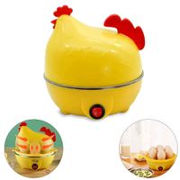 Gallina Hervidor Cocedor Eléctrico de hasta 7 huevos - Amarillo