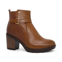 Botín Casual Cuero Mujer PAR&SS JA25Q1-BT191 NATURAL