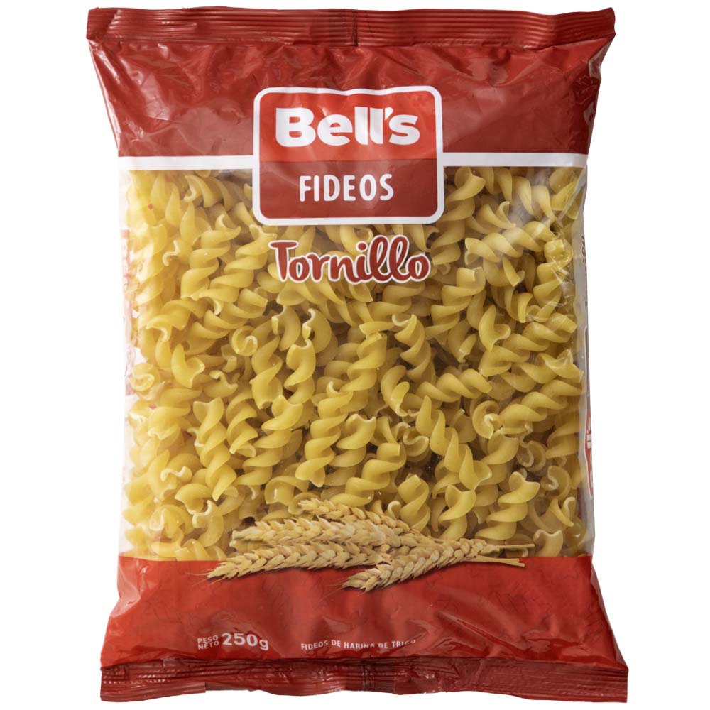 Fideos Tornillo Bell's Empaque 250g