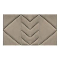 Cabecera Coleo Aerea King - Beige Claro