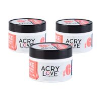 Acrylove Polvo Acrilico Make Up 1 Oz Make Up #6 3 Unid