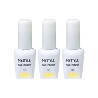 Mystyle Esmalte En Gel Blanco 16ml 3 Unid