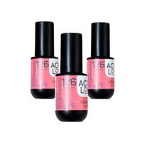Acry Love Esmalte Gel Uv Coraline 3 Unid