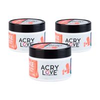 Acrylove Polvo Acrilico Make Up 1 Oz Make Up #4 3 Unid