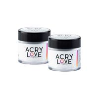 Polvos Acrílicos Acrylove Snow White 56G 2Uni