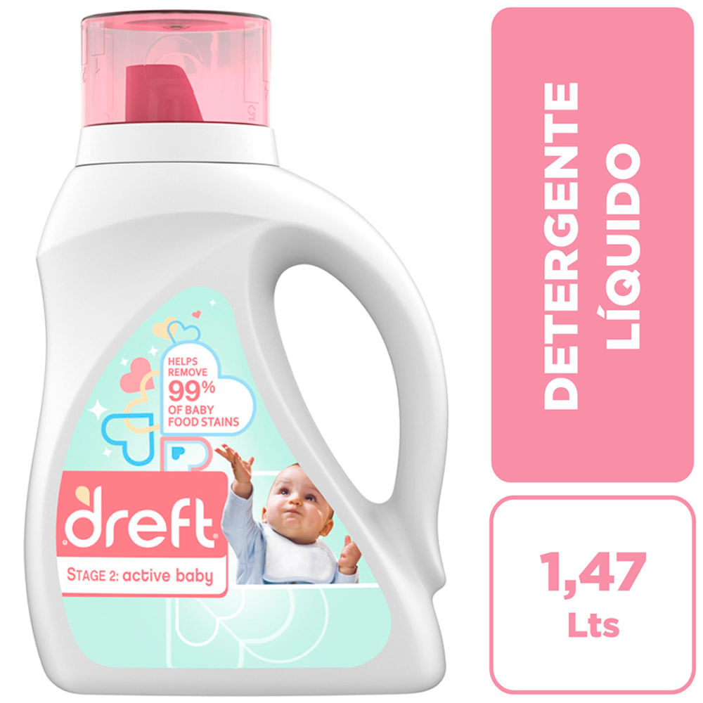 líquido DREFT Active baby 32 lavadas Frasco | - Supermercado