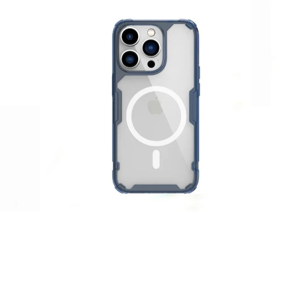 Case Nillkin Nature TPU Pro Magnetic para Iphone 16 Pro max Azul