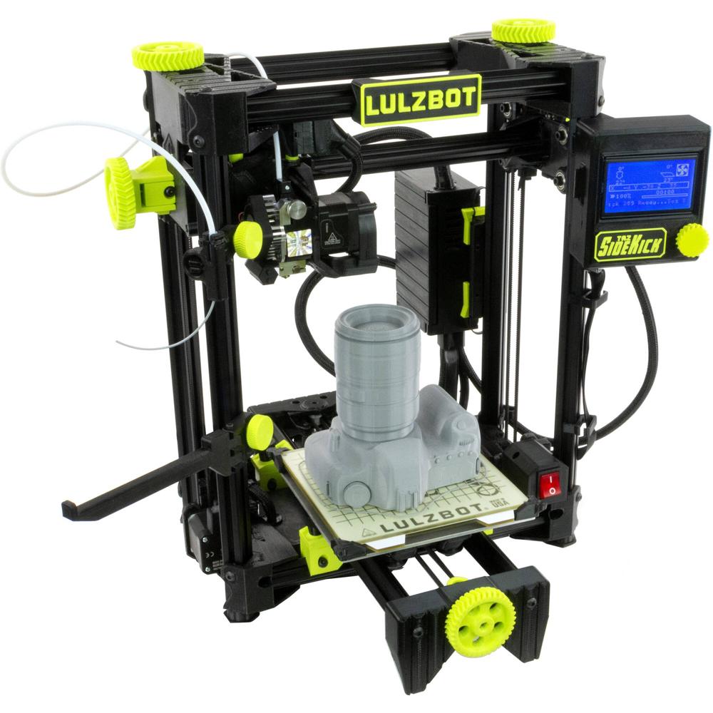 Impresora 3D LulzBot TAZ Sidekick 289 (Negra) - Listo para Imprimir, Cabezal de Resolución SK175 0.5
