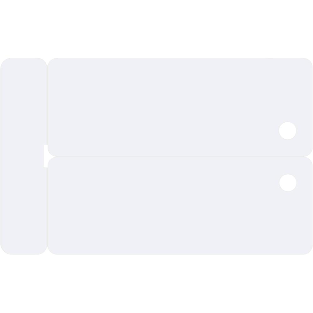 Tarjetas PVC IDC CR-80/30 2-UP (Paquete de 500) - Para Impresoras de Tarjetas ID, Grosor: 30 mil, Su