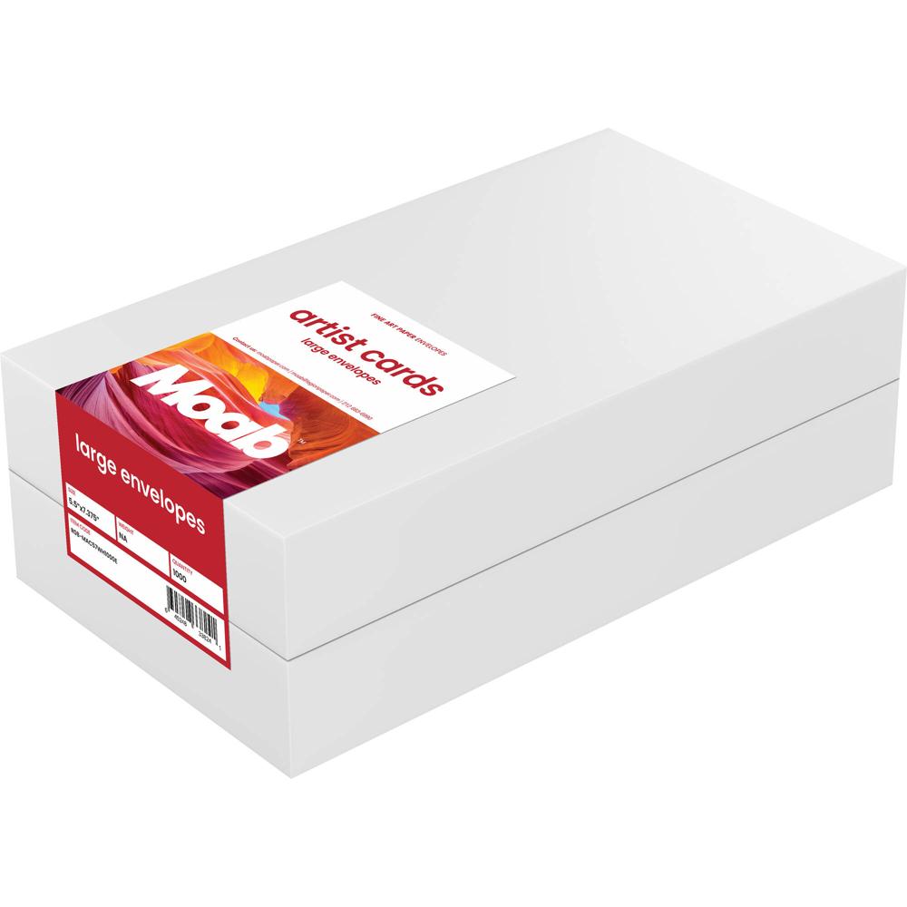 Sobres Moab para Tarjetas de Artista (5.5 x 7.4"", 1000 Unidades) - Sobres Grandes #9 para Tarjetas M