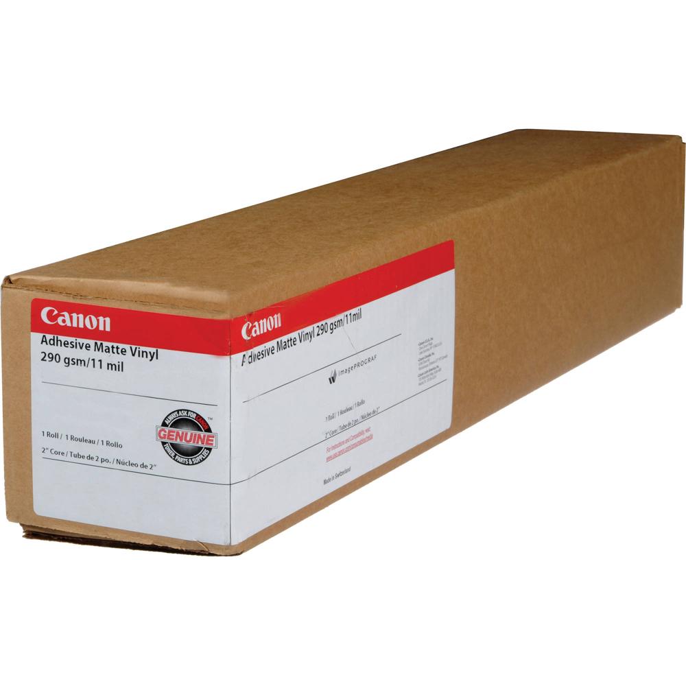 Vinilo Mate Adhesivo Canon (Blanco, 36"" x 60' Roll) - Autoadhesivo, Ideal para Publicidad en Estadio
