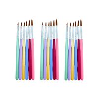 Mystyle Set Pinceles Liner Pastel 3 Unid