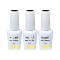 Mystyle Esmalte En Gel Negro 16ml 3 Unid